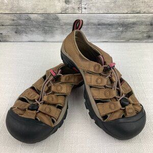 Keen Brown Leather Waterproof Newport H2 Hiking Water Shoes - Womens 7 -EUR 37.5